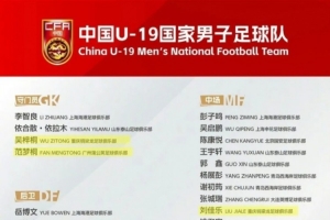 U19国足阵容扩大，恒大足校精英朱信宇、刘佳乐、郭五岳等七将荣耀入选