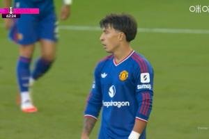 比赛第63分钟，利马乌龙，曼联0-1落后