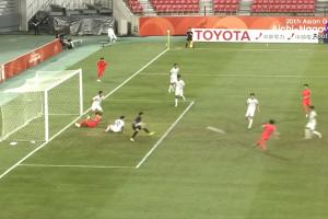 胡荷韬半场绝杀，U23国足以2比0扩大战果，对阵泰国队领先优势明显