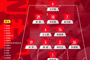 官方发布：国足迎战新西兰，阵型锁定4-2-3-1，张瑷晖担纲右后卫，王子铭领衔锋线
